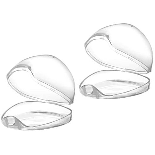 Accmor Pacifier Case, Pacifier Holder Case, Pacifier Container for Travel, BPA Free, Transparent, 2 Pack