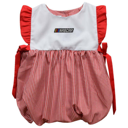 NASCAR Vive La Fete Gingham Bubble Dress - Red