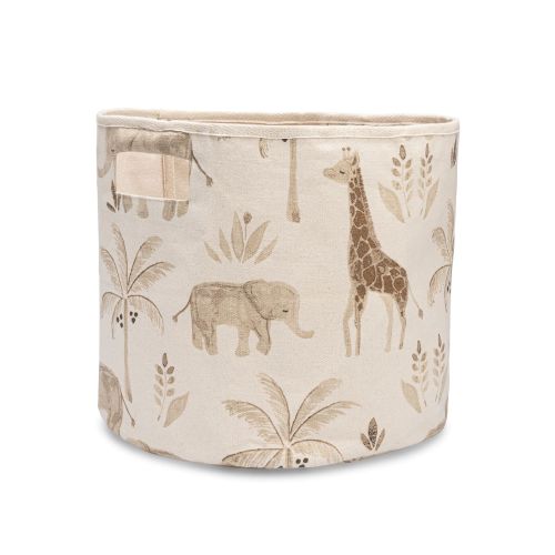 Kendi Safari Animal Storage Bin | Crane Baby