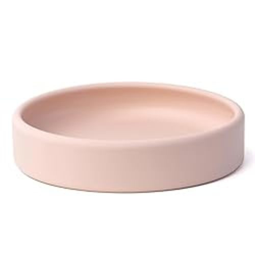 Baby Plate, Weighted Toddler Plate, Silicone Plates for Baby, No-Division Kid Plates, Microwave & Dishwasher Safe Silicone Plate for Toddlers, No BPA, Blush