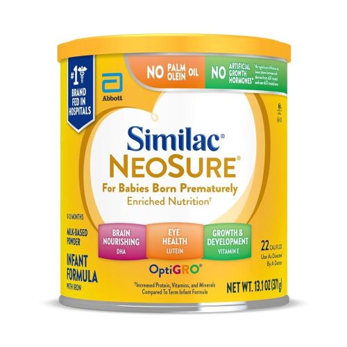 Similac NeoSure Premature Post-Discharge Infant Formula, Baby Formula Powder, 13.1-oz Can