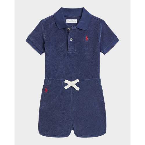 Boy's Terry Polo Shirt & Shorts Set