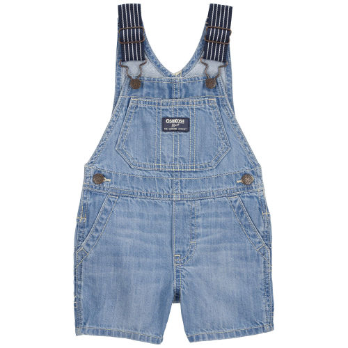 Baby Denim Shortalls - Blue - OshKosh | Carter's