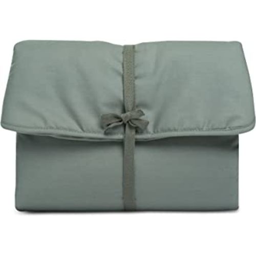 Natemia Baby Portable Diaper Changing Pad - Portable Changing Pad for Baby, Flexible Design for Travel, Machine Washable Percale Cotton, Made in Turkey, Baby Essentials - Travel Changing Pad for Baby