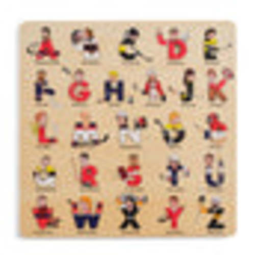 Hockey Legends Wooden Alphabet Puzzle – Alphabet Legends US