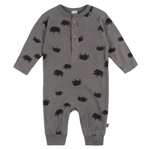 Modern Moments™ by Gerber Baby Boys' Romper, Buffalo, 0-3 Months