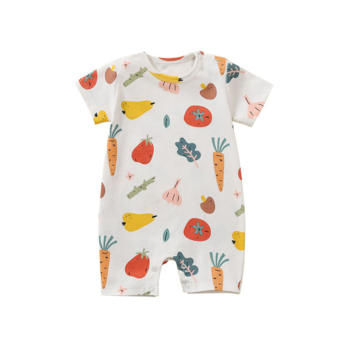 Summer Saving! Yievot Summer Unisex Toddler Baby Boys Girls Tshirt Romper Cute Cartoons Printed Children Baby Boys Rompers Clothes 3-24 Months 2024 Baby Clothes Gifts on Clearance