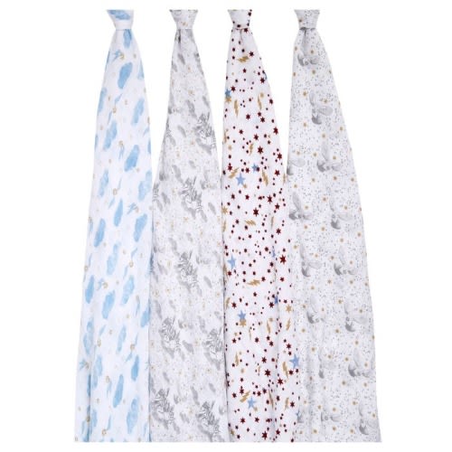 harry potter cotton muslin swaddles 4 pack