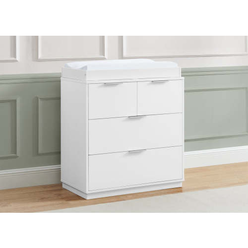 Forever 4 Drawer Dresser with Changing Top and Interlocking Drawers - | Delta Children