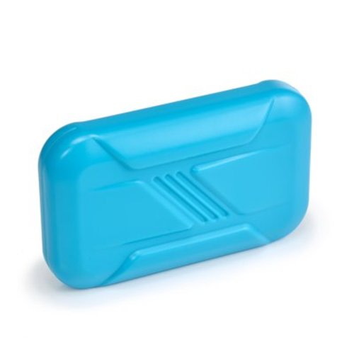 Your Zone Small, Light Weight, Reusable Ice Pack for Kids Lunch Box, Cold, Aqua