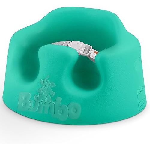 Bumbo Baby Floor Seat, Portable Infant Sit Up Activity and Eating Chair, Aqua