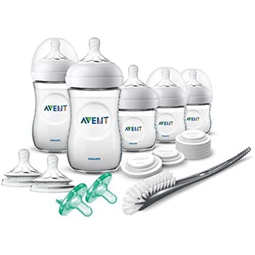 Philips Avent Natural Baby Bottle Newborn Starter Gift Set, SCD206/03