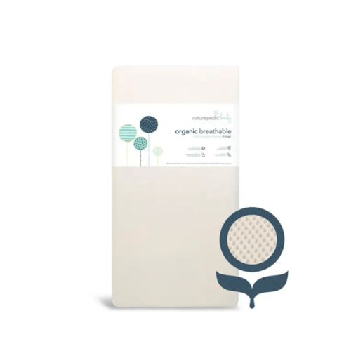 Breathable Organic 2-Stage Baby Crib Mattress