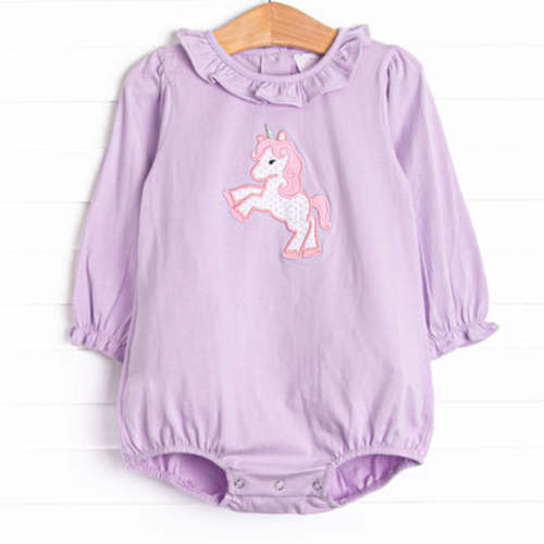 Pony Princess Applique Bubble, Purple – Stitchy Fish