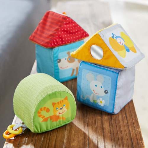 Discovery Cubes Animal Geometry (5 Blocks) - HABA | Maisonette