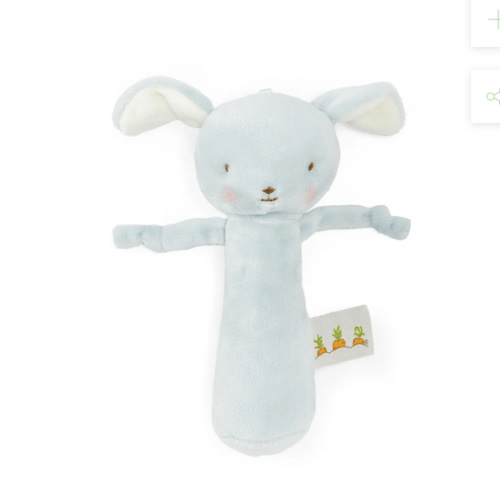 Friendly Chime Blue Puppy | Baby Rattle | Baby Toy - Bunnies By The Bay