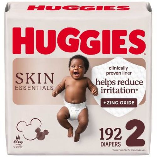 Huggies Skin Essentials Dermatologist Approved Diapers - Size 2 - 192ct