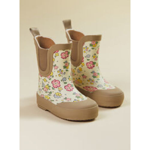 Bloom Rain Boots by Quincy Mae in Ivory | Tullabee