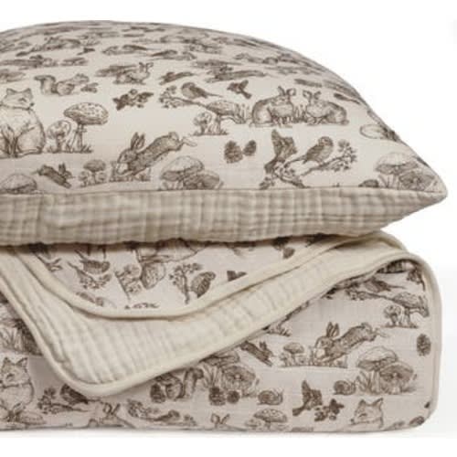 Organic Cotton Muslin Quilt & Sham Set