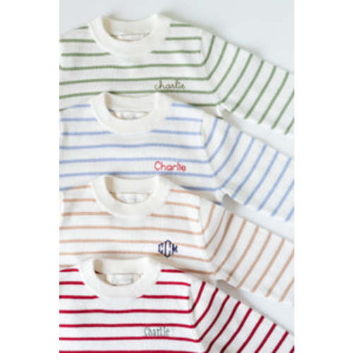 Striped Long Sleeve Shirt | Cygnet Living