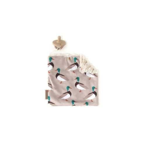 Mallard Duck Binky Blanket, Mallard Pacifier Clip, Pacifier Holder, Soft Paci Keeper, Duck Pacifier Lovey, Soft Binky Lovey, Duck Baby Gift