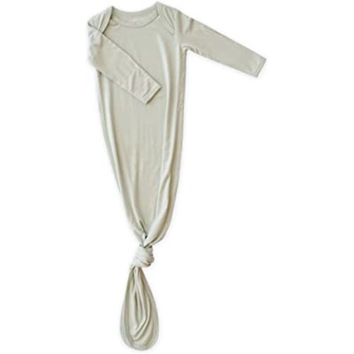 Extra Tall Knotted Baby Gown, Super Soft Viscose from Bamboo Newborn Sleeper for Baby Girl and Boy