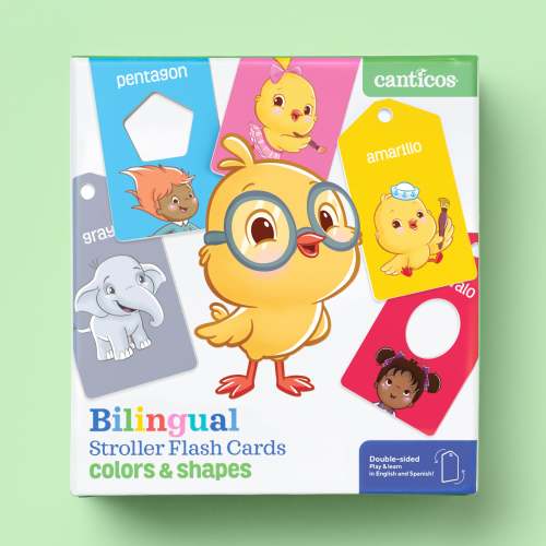 Bilingual Stroller Flash Cards: Colors & Shapes – Encantos