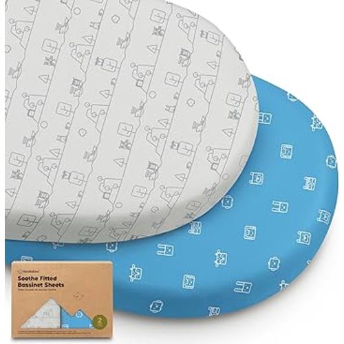 2-Pack Organic Bassinet Sheets for Chicco Bassinet