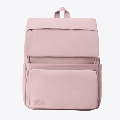 BÉIS 'The Ultimate Diaper Backpack' in Atlas Pink - Best Pink Backpack Diaper Bag