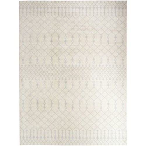 Nourison Astra Machine Washable 6'7" x 9' Ivory Bohemian Indoor Rug
