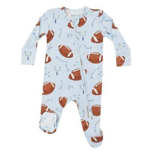Angel Dear Lt Blue Football Footie - Precious Cargo