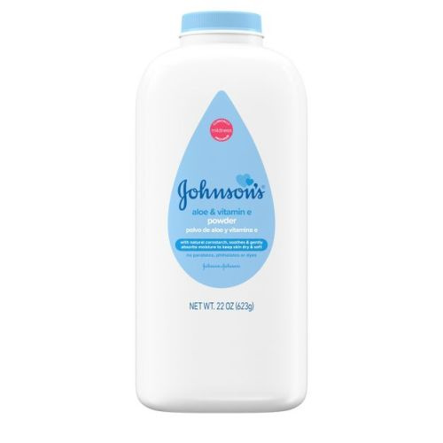 Johnson's Naturally Derived Cornstarch Baby Powder, Aloe & Vitamin E For Delicate Skin - 22oz
