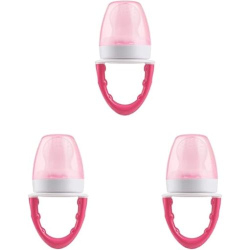 Dr. Brown's Designed to Nourish, Fresh Firsts Silicone Feeder, Pink, One Size (Pack of 3)