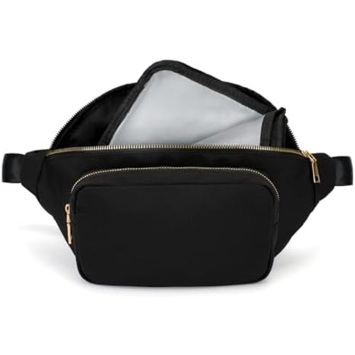 Small Diaper Bag with Portable Changing Pad, Crossbody Diaper Bag Pack with Wipes Pocket, Women Fanny Pack Waist Bag for Travel, Stroller Diaper Bag (Medium)