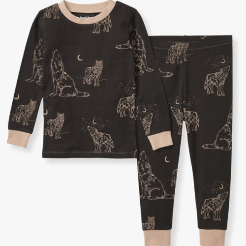 Burt's Bees Baby Baby Boys Pajamas, 2-Piece Long Sleeve Tee and Long Pant Cotton PJ Set, Sizes for 12 Months to 12 Years