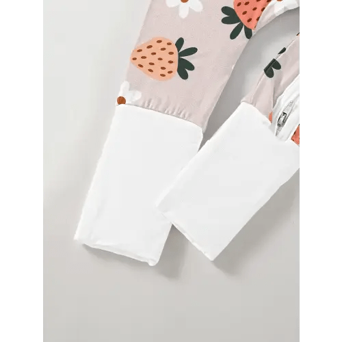 bamboo fiber baby romper mitten cuffs cuffs cute floral - Temu