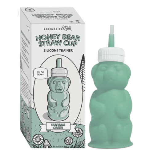 Honey Bear Straw Cup | Silicone Training Cup | Legendairy Milk