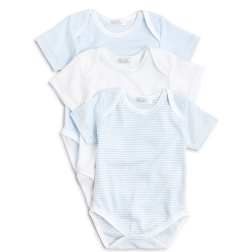 Boys' Stripe & Solid Bodysuit, 3 Pack - Baby