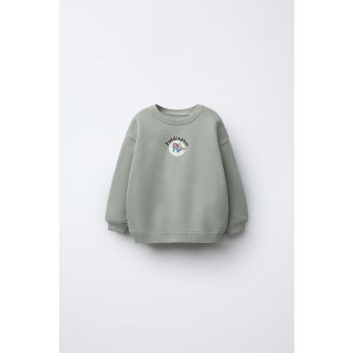 PADDINGTON ™ PRINT SWEATSHIRT - Mid-green | ZARA United States