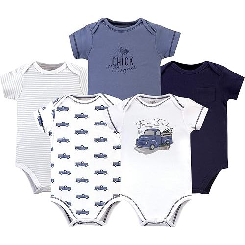 Touched by Nature Unisex Baby Organic Cotton Bodysuits