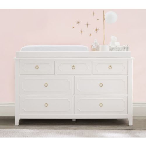 Ava Regency 7-Drawer Dresser & Topper Set (56w x 19d")