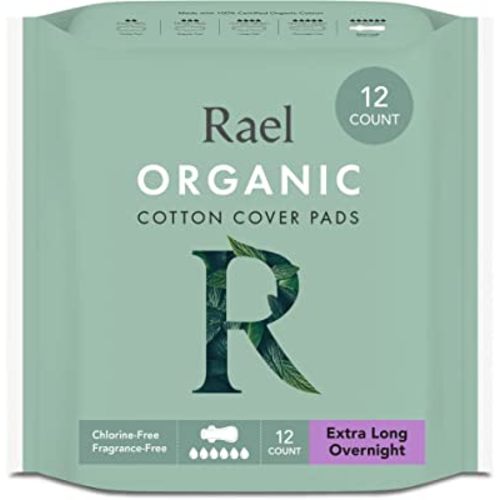 Rael Panty Liners for Women, Organic Cotton Cover - Regular Pantiliners,  Light Absorbency, Unscented, Chlorine Free (Regular, 81 Count)