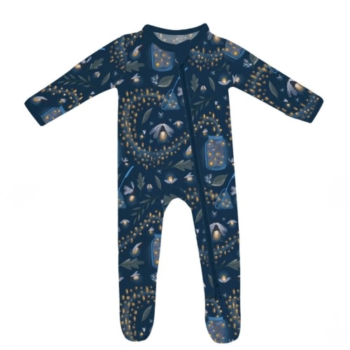 Catching Fireflies Zippered Footie Romper