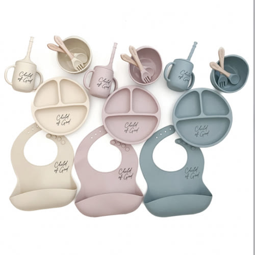 Child of God Silicone Feeding Set – OUR HOUSE ABOVE