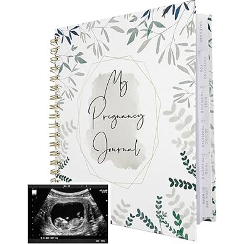Pregnancy Journal for First Time Moms | Weekly Pregnancy Tracker & Baby Memory Book | 200-Page Pregnancy Planner | Pregnancy Must Haves Keepsake Gift | Premium Hardcover Pregnancy Book for Expecting Moms