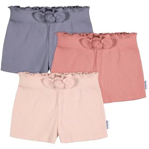 Gerber Baby Girls' Toddler 3-Pack Pull-On Knit Shorts