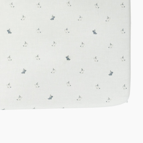 Pehr Hatchling Organic Cotton Crib Sheet - Hatchling Bunny