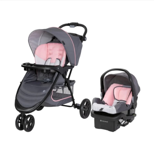 Baby Trend EZ Ride Travel System with EZ-Lift™ Infant Car Seat | Stroller/Car Seat Combo with 3 Wheels for Easy Turns