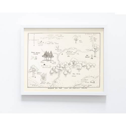 Hundred Acre Wood map - Winnie the Pooh
