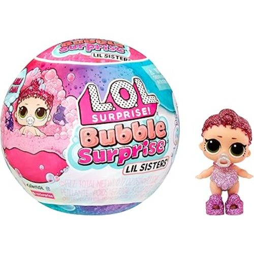L.O.L. Surprise! LOL Surprise Bubble Foam Lil Sisters Doll - Collectible Baby Sister Great Gift for Girls Age 4+